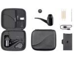 Puffco Peak Concentrate Vape Kit Laid out in a Protective Case with a Black Pipe Charger Usb-c Cable Swabs and Tools - Australia E-cigarette Store