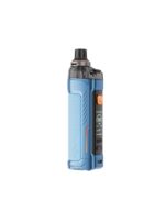 Blue Handheld Vape Mod with Orange Fire Button and Digital Display - Australia E-cigarette Store