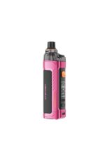 Pink Vape Mod with Black Textured Grip Digital Display and Orange Fire Button - Australia E-cigarette Store