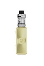 Gold Rectangular Vape Mod with a Silver Tank and Black Mouthpiece on Top - Australia E-cigarette Store