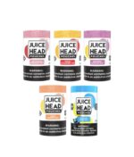 Five Juice Head Vape Pouches Showing Flavors Watermelon Strawberry Mint Mango Strawberry Mint Raspberry Lemonade Mint Peach Pineapple Mint and Blueberry Lemon Mint - Australia E-cigarette Store