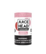 Juice Head Pouches Watermelon Strawberry Mint Flavor Pouch with Warning Label Visible on Black Section - Australia E-cigarette Store
