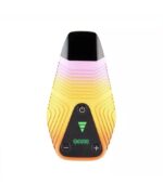 Rainbow Gradient Vape Pen with a Black Control Panel Power Button and +- Buttons at the Base - Australia E-cigarette Store