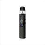 Black Slim Vape Device with a Rounded Mouthpiece and a Small Color Screen Displaying 40w on White Background - Australia E-cigarette Store
