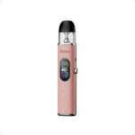 Pink Pod-style Vape Device with a Black Mouthpiece Pink Body and a Small Colorful Display on the Front Showing 40 W - Australia E-cigarette Store