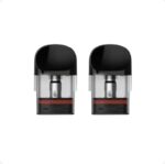 Pair of Black and Silver Vape Pod Cartridges Placed Side by Side with Red Seals at the Base - Australia E-cigarette Store