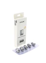 Smok Tfv9 Coil Pack with Five Mesh Coils Beside the Packaging Box - Australia E-cigarette Store