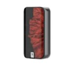 Slim Black and Red Portable Device with Rounded Corners and a Small White v Logo at the Bottom Front - Australia E-cigarette Store