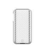 Transparent Smartphone Case with a Carbonfiber Pattern and Silver Metallic Edges - Australia E-cigarette Store