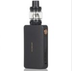 Compact Black Vape Mod with Attached Tank Showing Side Controls and Copper Fire Button on the Right Side - Australia E-cigarette Store