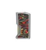 Vertical Chrome-framed Object with a Colorful Swirling Red Yellow and Black Interior Panel - Australia E-cigarette Store