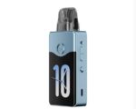 Blue Pod Vape Device with a Clear Mouthpiece and a Screen Showing 10 on the Front - Australia E-cigarette Store