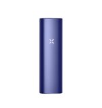 Blue Cylindrical Container Standing Upright with a Small White X Logo on the Front Against a White Background - Australia E-cigarette Store