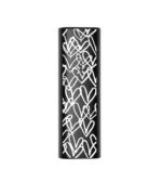 Black Cylindrical Cosmetic Tube with a Pattern of White Heart Outlines - Australia E-cigarette Store