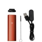 Orange Vape Pen with Black Mouthpiece Cleaning Brush and Usb Charging Cable - Australia E-cigarette Store