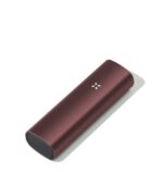 Small Maroon Cylindrical Portable Charger with a White Plus Symbol on the Body on a White Background - Australia E-cigarette Store