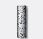 Tall Cylindrical Metal Tube with a Silver Finish and Black Paint Splatter Pattern on a Light Background - Australia E-cigarette Store