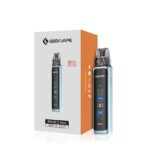 Wenax Q Ultra Vape Kit in Mint Green Beside Its Gray-and-orange Geekvape Box on a White Background - Australia E-cigarette Store