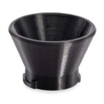 Black 3d-printed Conical Funnel-shaped Part with a Wide Top and Narrow Base - Australia E-cigarette Store