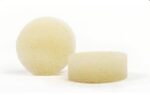 Two Pale-yellow Cheese Spheres One Whole and One Cylindrical Slice on a White Surface - Australia E-cigarette Store
