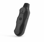 Black Handheld Vape Pen with a Rounded Body Mouthpiece at the Top and a Row of Led Indicator Marks on the Front - Australia E-cigarette Store