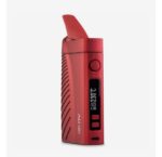 Red Vape Mod with a Curved Mouthpiece Ergonomic Grip and a Digital Display Reading 230°c on the Front - Australia E-cigarette Store