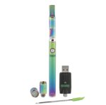 Rainbow-colored Vape Pen Kit with Usb Charger and Attachments mouthpiece Chamber and Tips for Vaporizing Concentrate - Australia E-cigarette Store